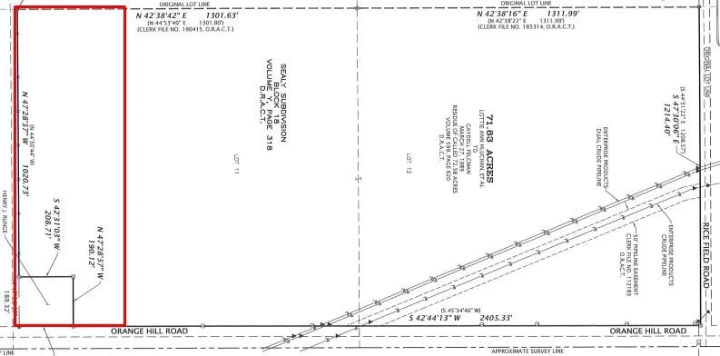 Orange Hill Rd Road Sealy, TX 77474