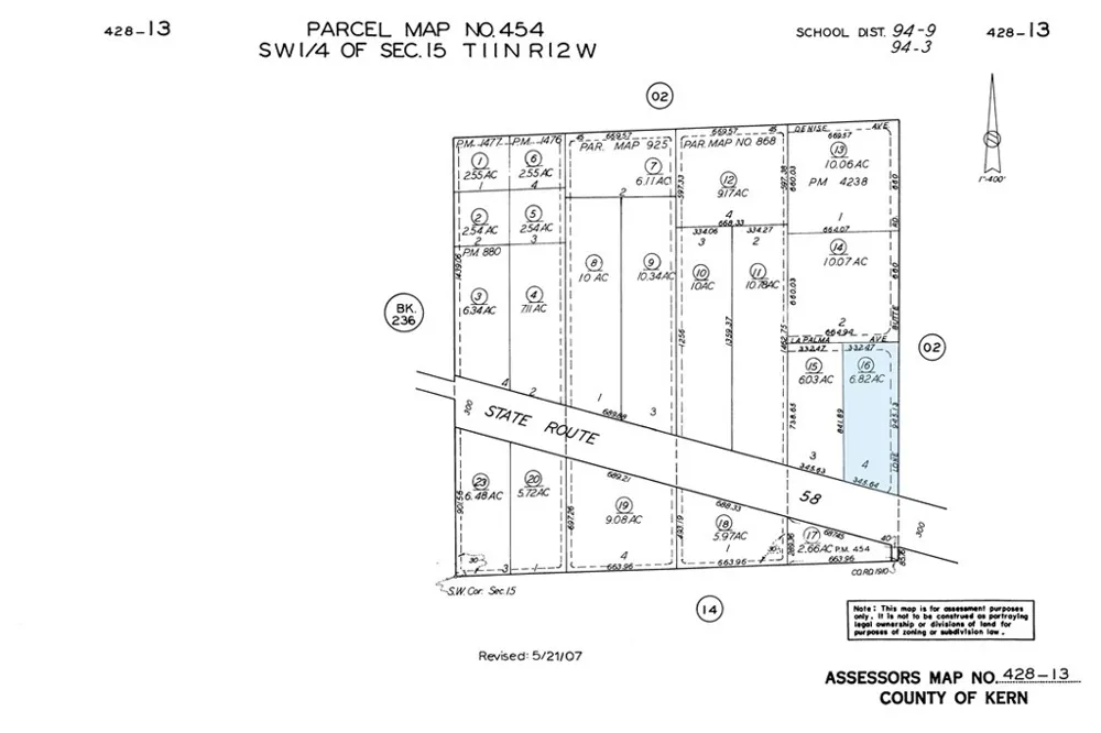 Hwy 58 Business & Lonebutte Rd Mojave, CA 03501