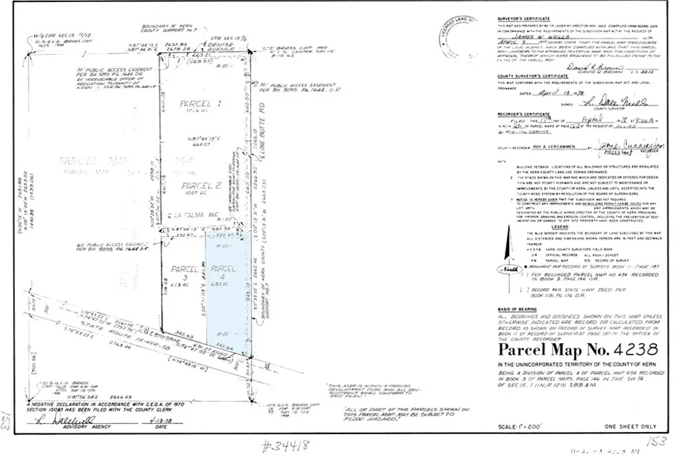 Hwy 58 Business & Lonebutte Rd Mojave, CA 03501