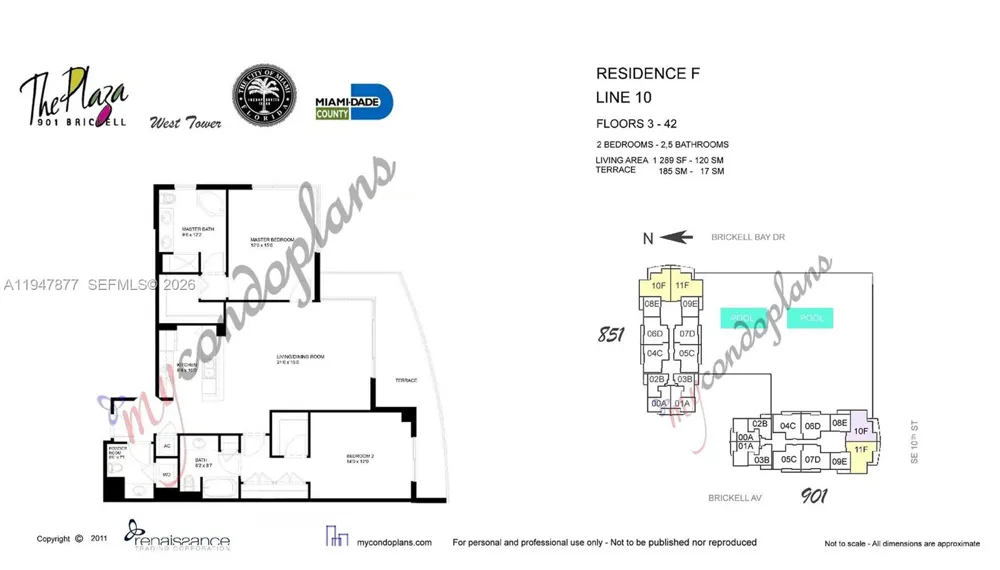 951 Brickell Ave #1110 Miami, FL 33131