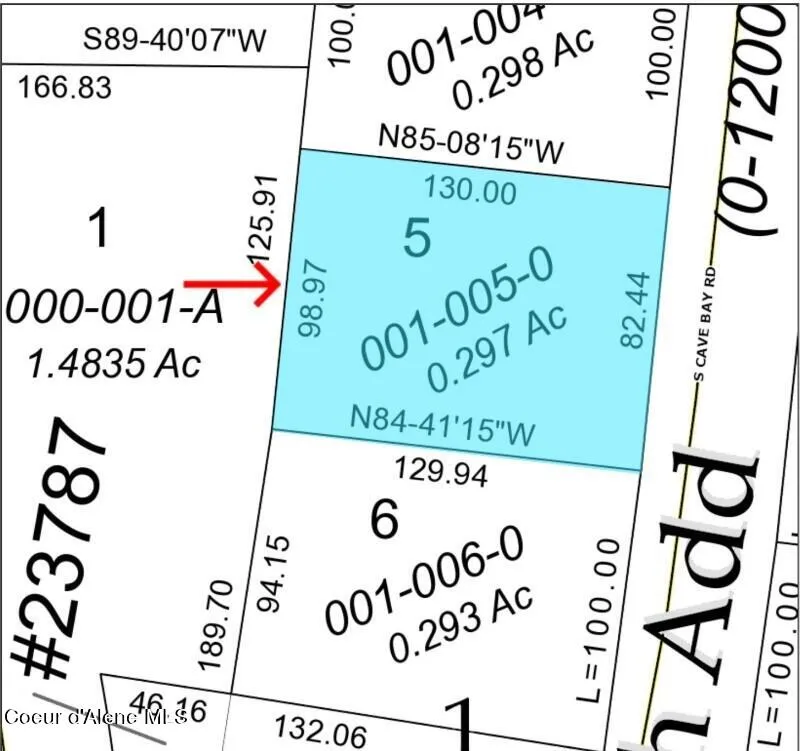 21161 S Cave Bay RD Lake Coeur d' Alene Worley, ID 83876