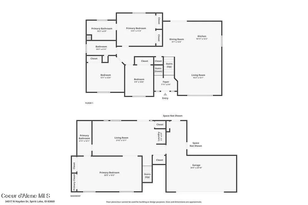 34517 Hayden Drive Spirit Lake, ID 83869