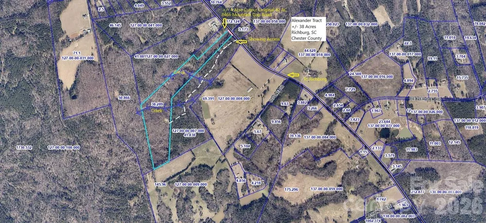 38 AC Mountain Gap Road Richburg, SC 29729