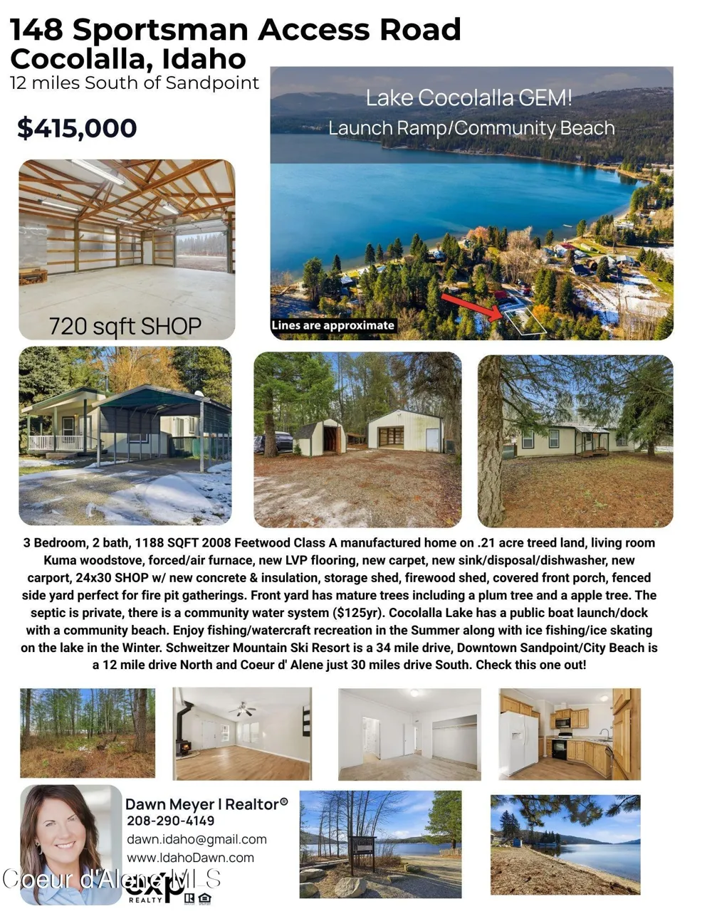 148 Sportsman Access Road Road Cocolalla, ID 83813