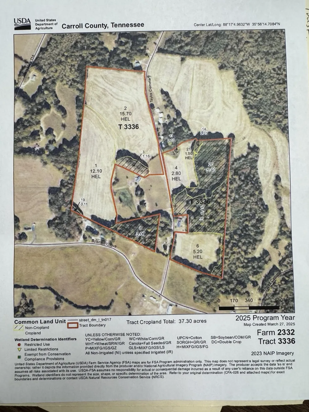 0 Taylor Cemetery Rd Buena Vista, TN 38318