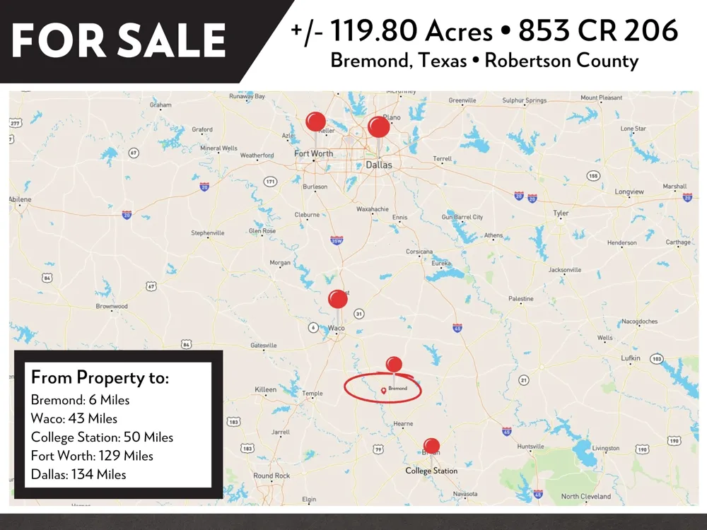853 County Road 206 Bremond, TX 76629