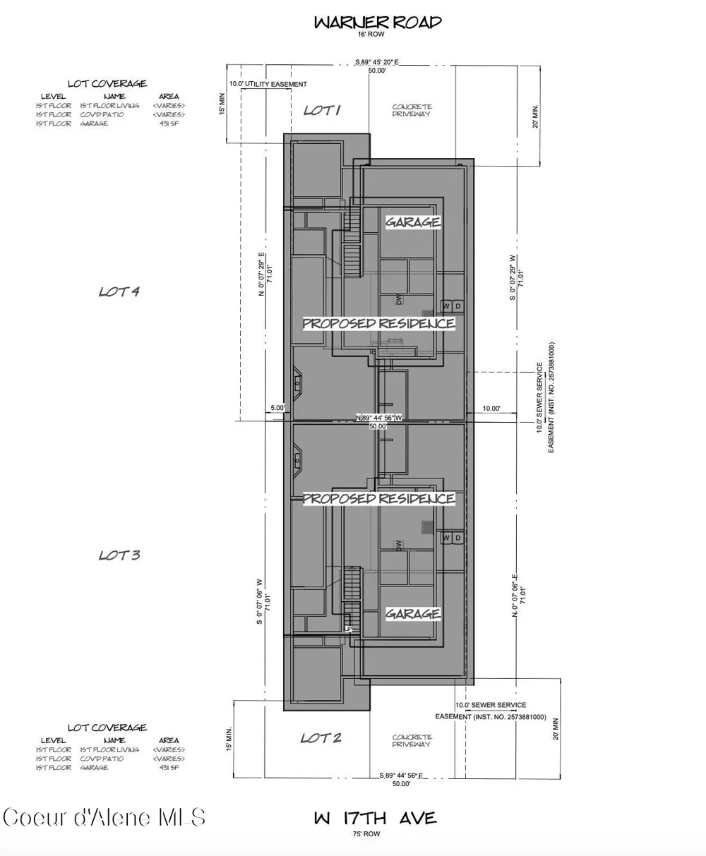 206/209 W 17th/Warner AVE/RD Post Falls, ID 83854