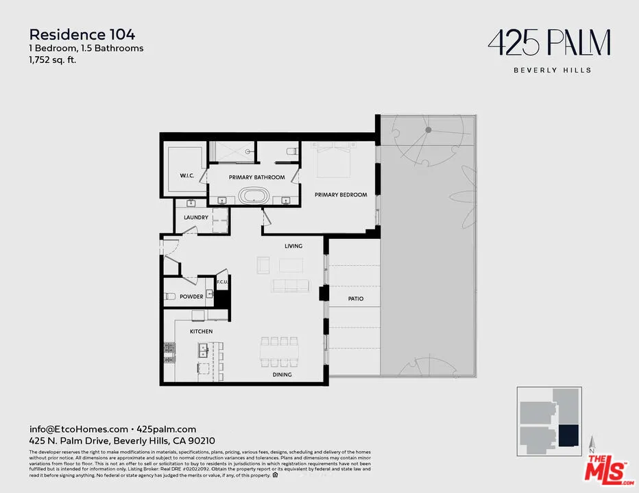 425 Palm Drive #104 Beverly Hills, CA 90210