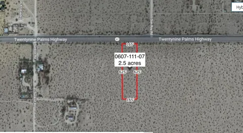 25 Acres On Hwy 62 Near Sunkist Highway