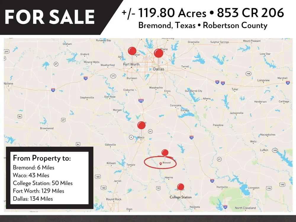 853 County Road 206 Bremond, TX 76629