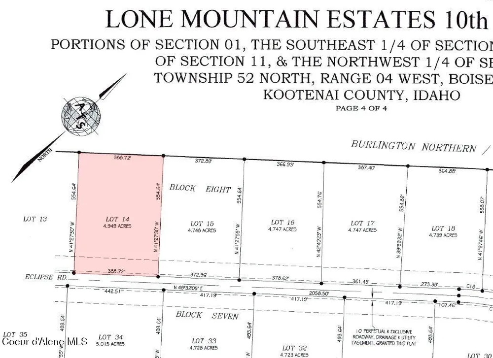 L14B8 Eclipse Road Rathdrum, ID 83858