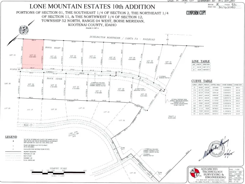 L14B8 Eclipse Road Rathdrum, ID 83858