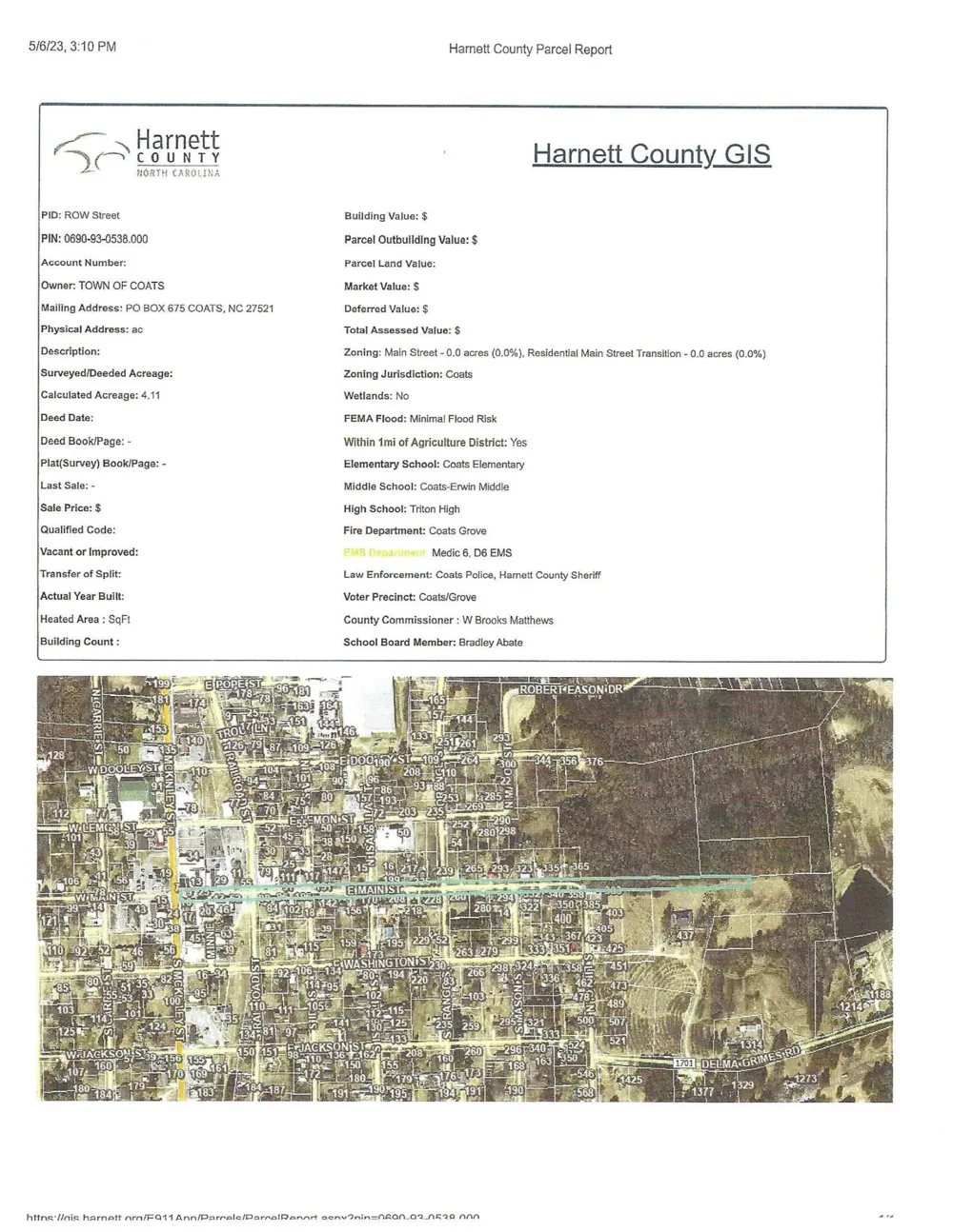0 S Lincoln Street Coats, NC 27521