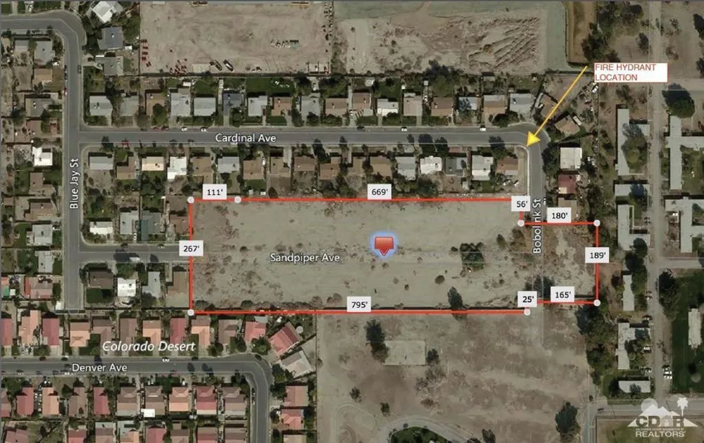 Sandpiper Ave / Bobolink St. Indio, CA 92201