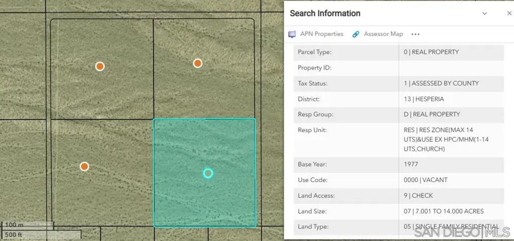 Address Not Shown Oro Grande, CA 92368