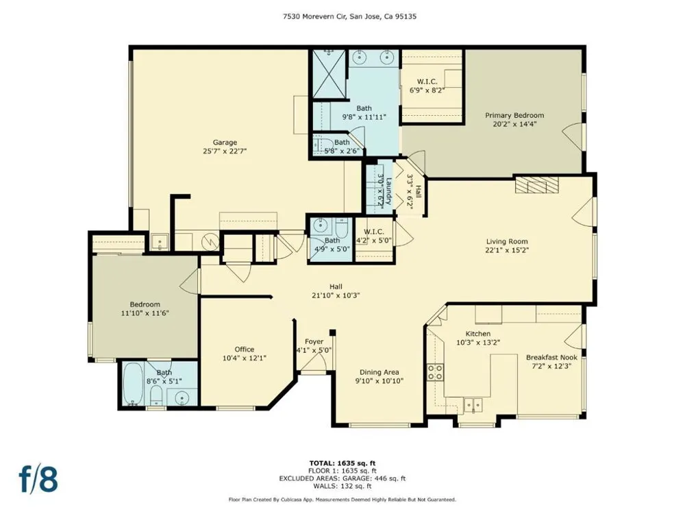 7530 Morevern Circle San Jose, CA 95135