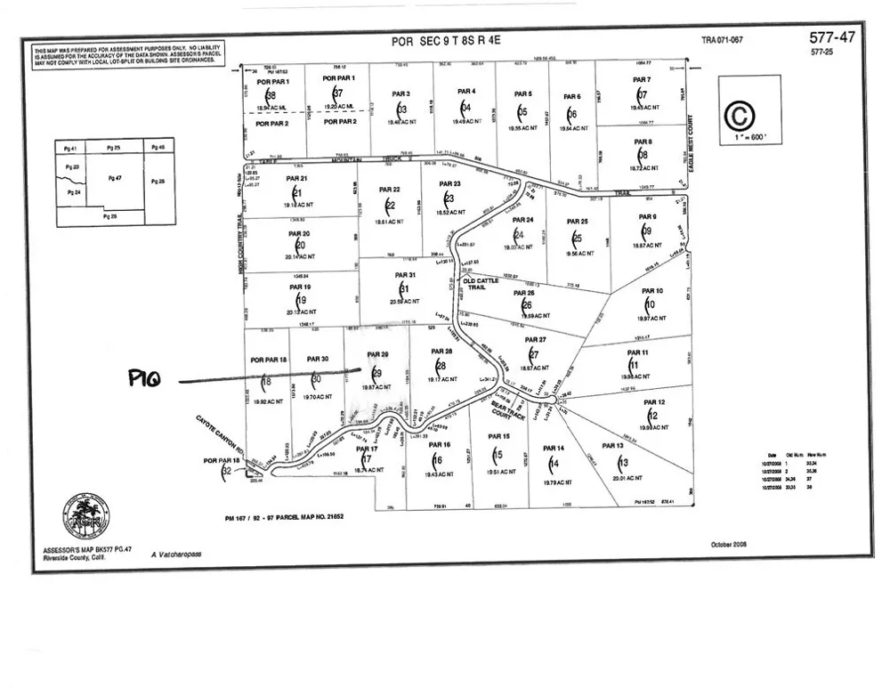 Old Cattle Trail Anza, CA 92539