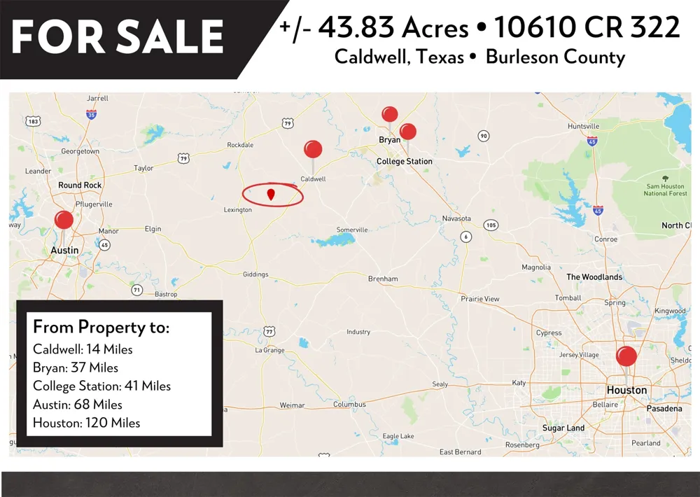 10610 CR 322 Caldwell, TX 77836
