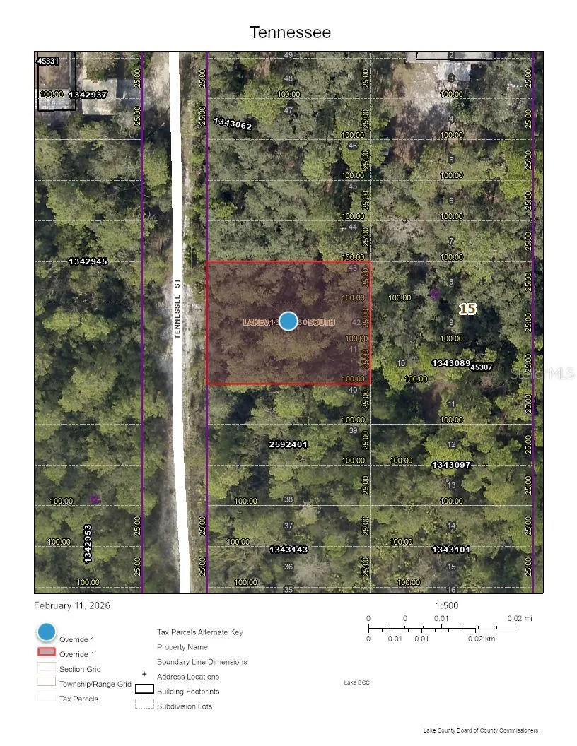 TENNESSEE STREET Paisley, FL 32767