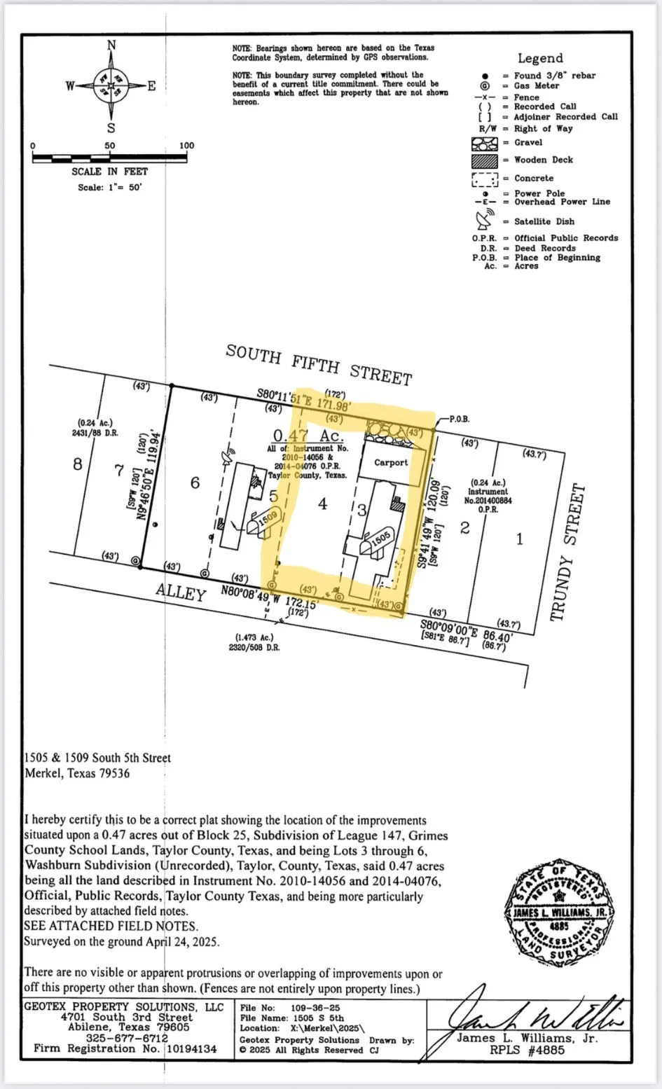 1506 S 5TH STREET Merkel, TX 79536