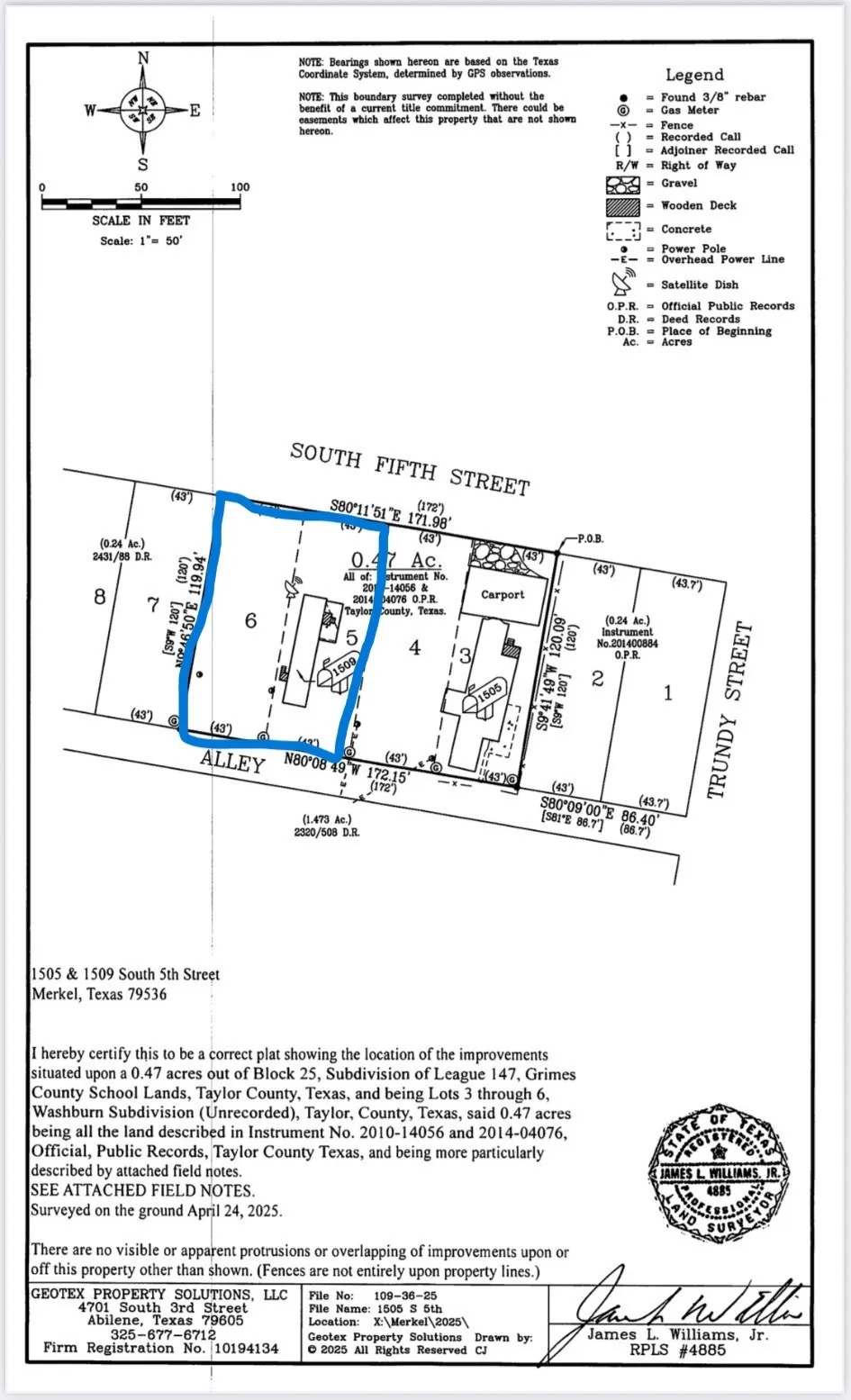 1509 S 5TH STREET Merkel, TX 79536