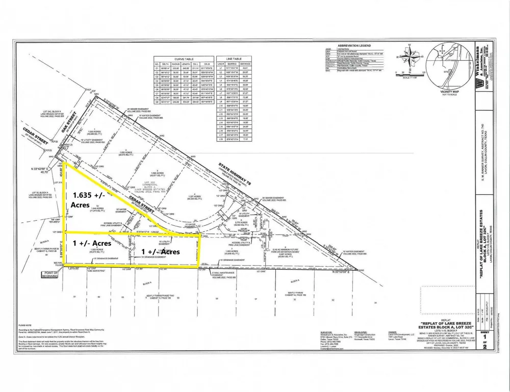 Cedar Street Lavon, TX 75166
