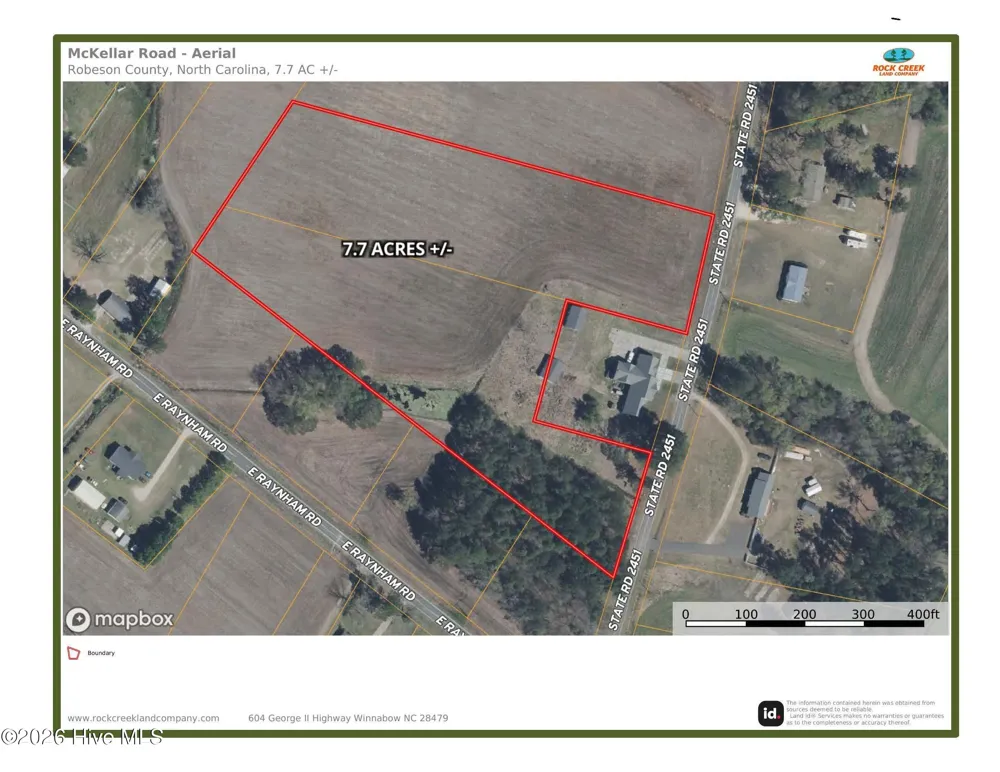 7.7 Ac +/- McKellar Road Fairmont, NC 28340