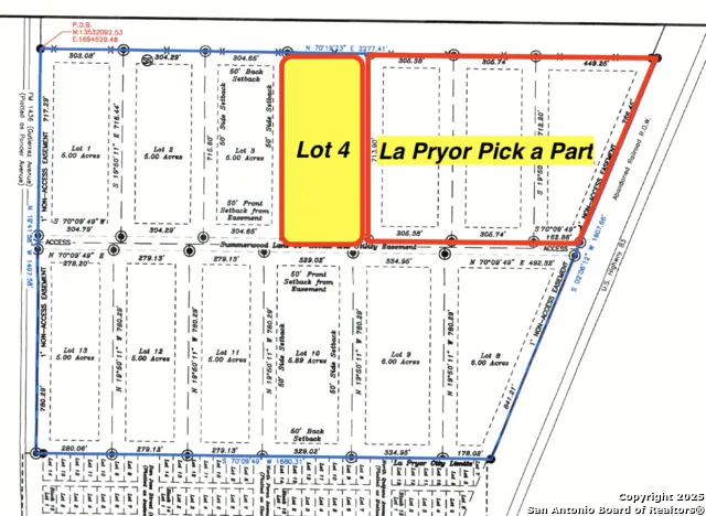 LOT 4 Summerwood Lane La Pryor, TX 78872