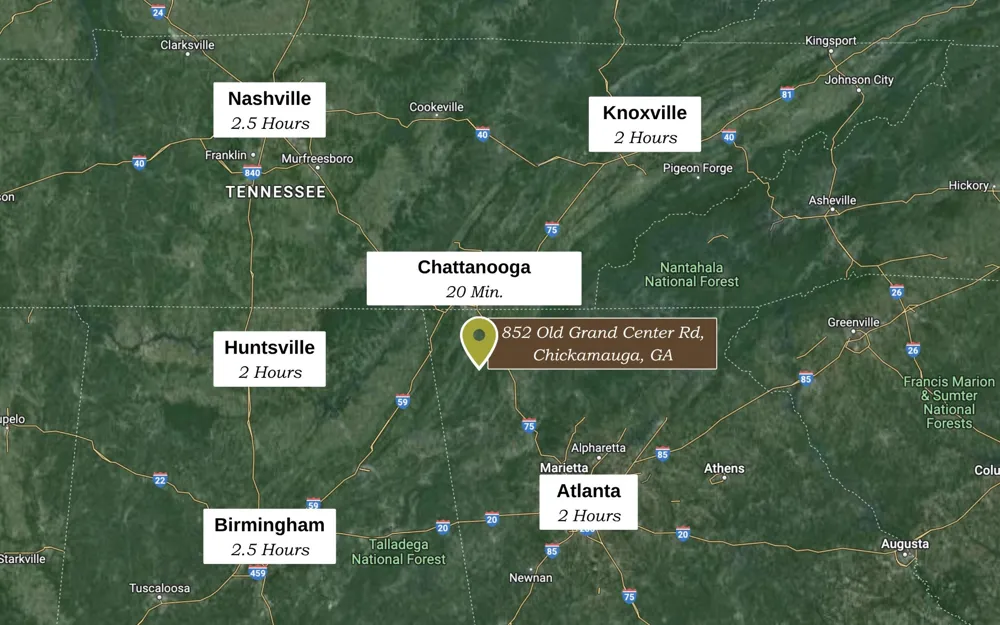 852 Old Grand Center Road Chickamauga, GA 30707