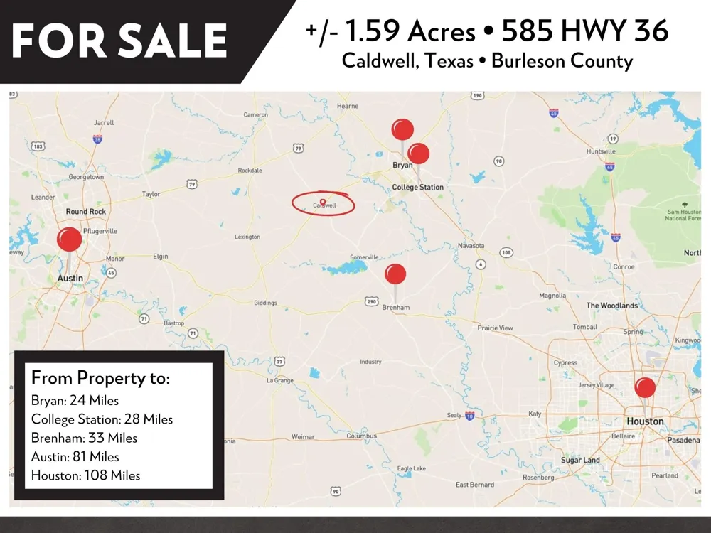 585 State Highway 36 Caldwell, TX 77836