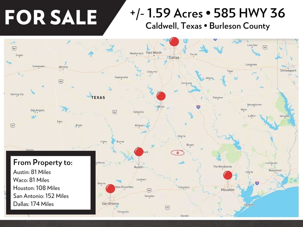 585 State Highway 36 Caldwell, TX 77836