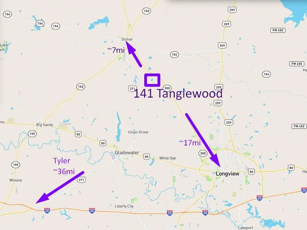 141 Tanglewood Drive Gilmer, TX 75645
