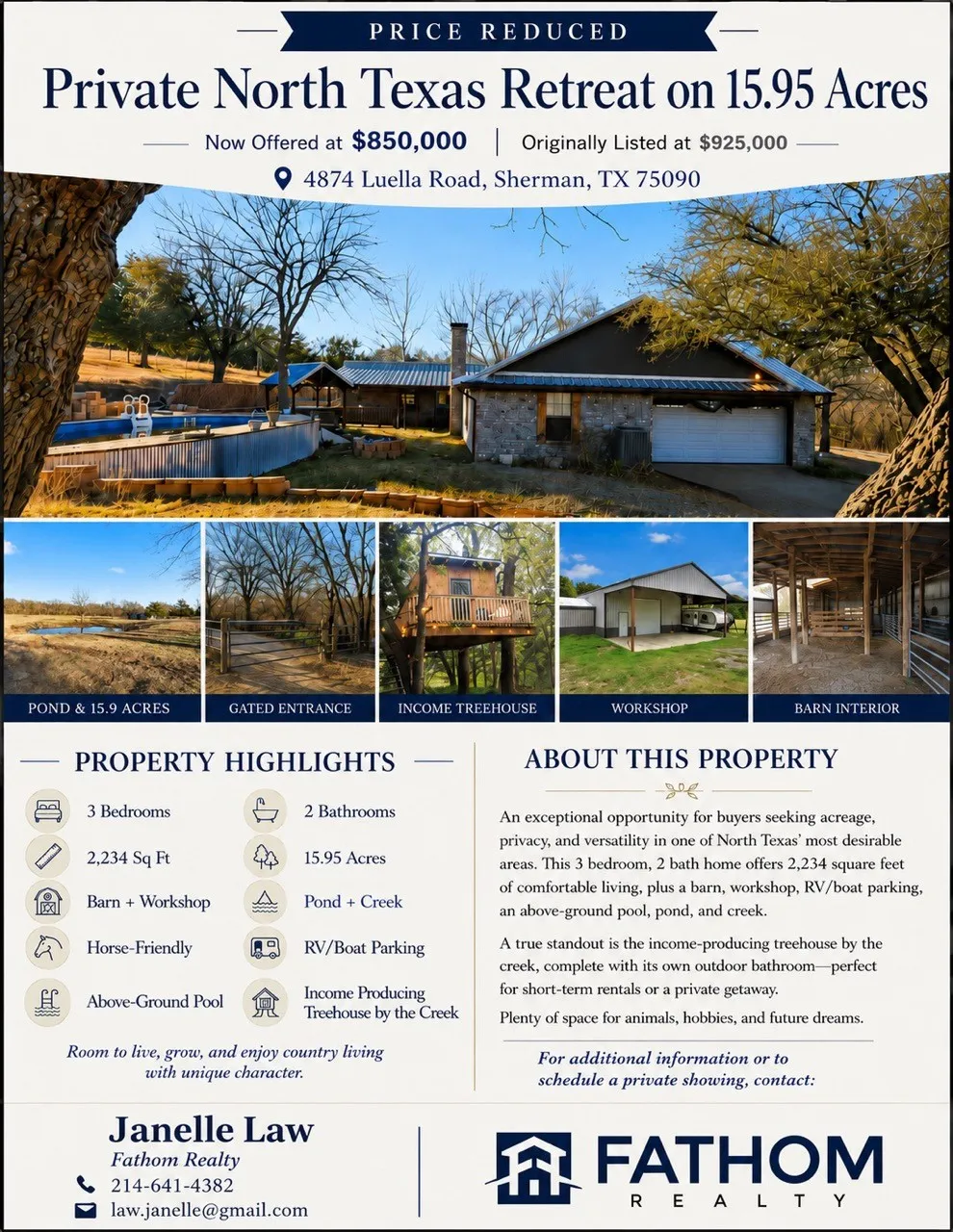 4874 Luella Road Sherman, TX 75090
