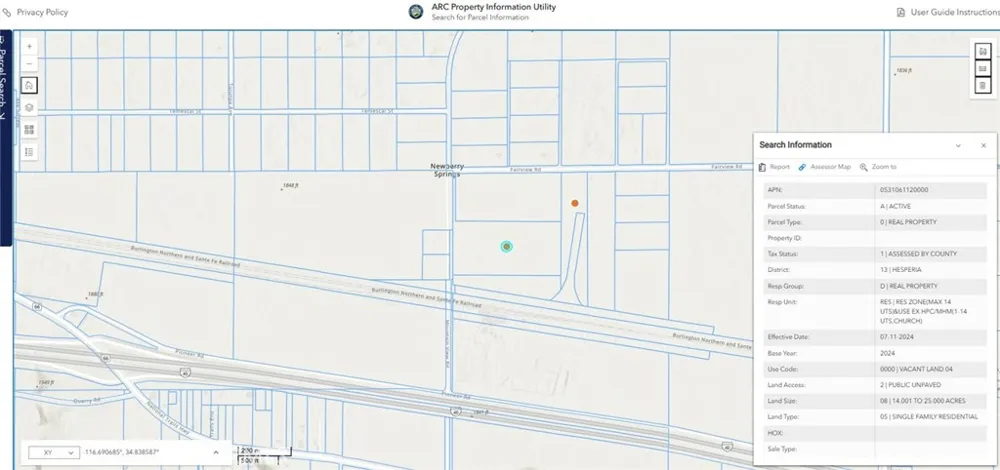 Mountain View Road Newberry Springs, CA 92365