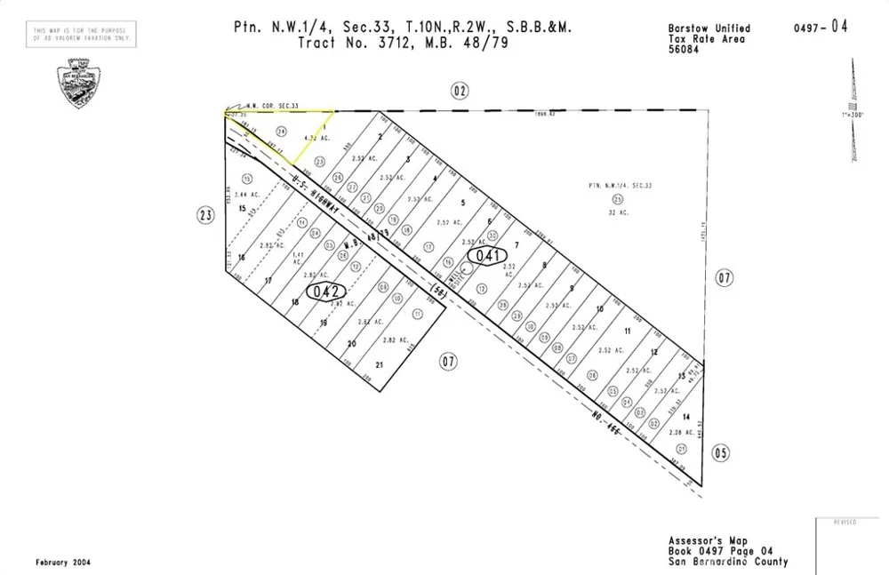HWY 58 Barstow, CA 92311