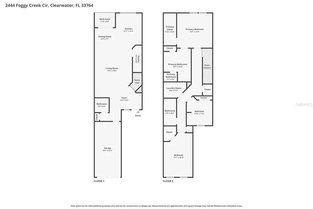 2444 FOGGY CREEK CIRCLE Clearwater, FL 33764