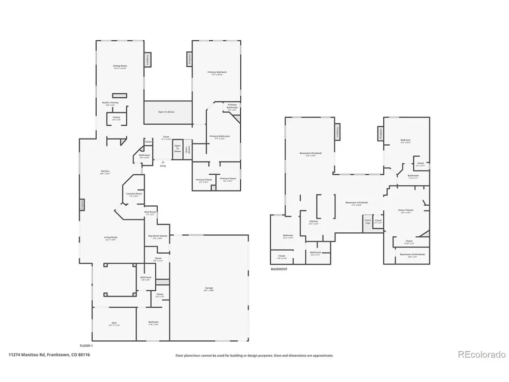 11274 E Manitou Road Franktown, CO 80116