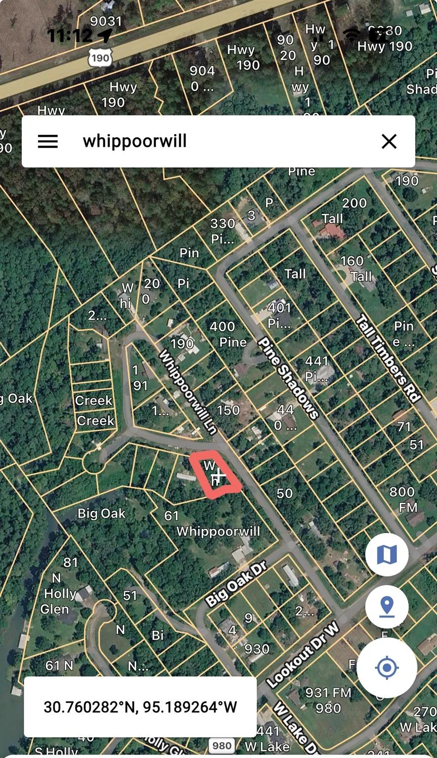 Whippoorwill Lane Point Blank, TX 77364