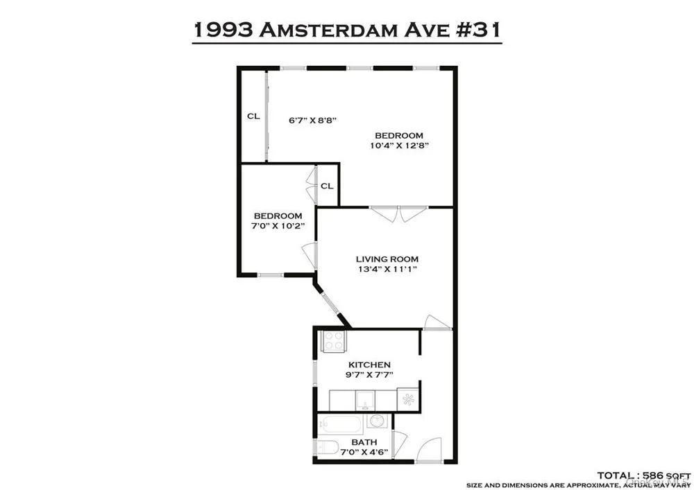 1993 Amsterdam Avenue #31 New York (Manhattan), NY 10032