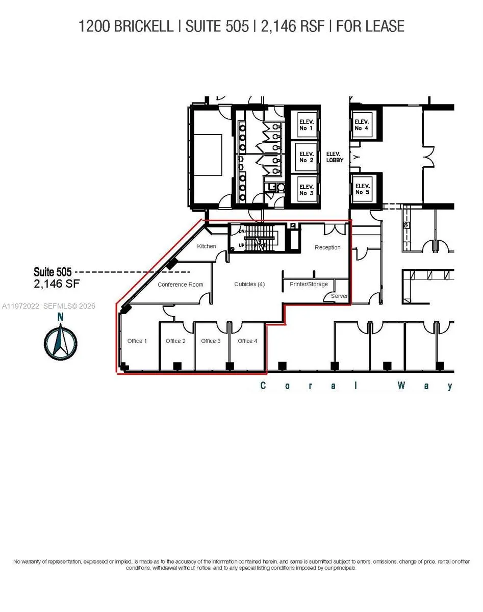 1200 Brickell Ave #505-B Miami, FL 33131