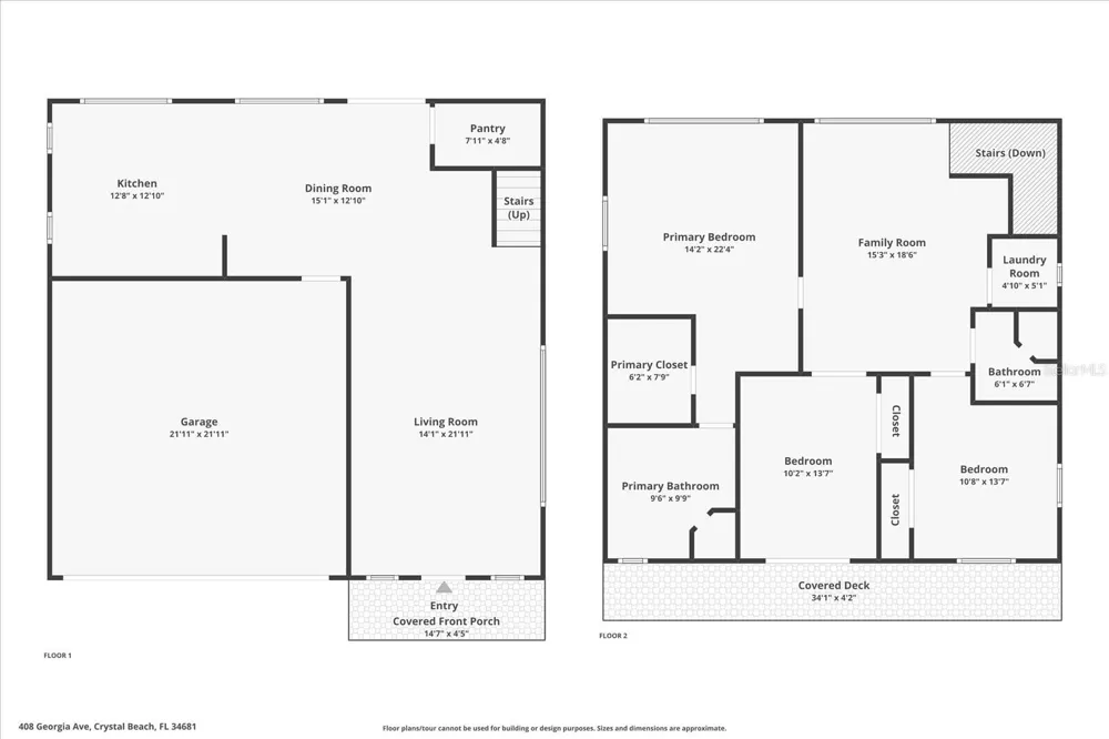 408 GEORGIA AVENUE Crystal Beach, FL 34681