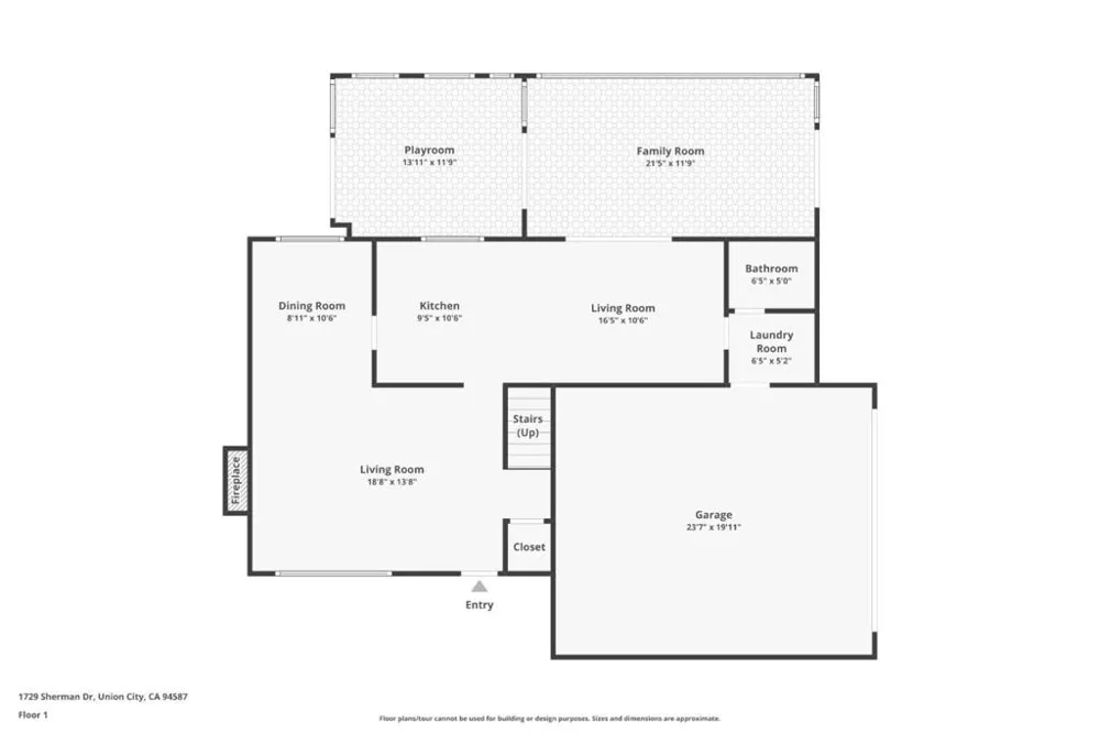 1729 Sherman Drive Union City, CA 94587