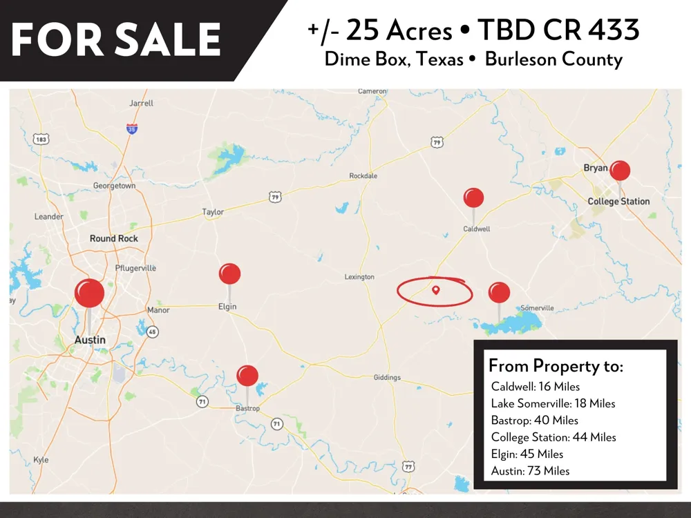 County Road 433 Dime Box, TX 77853
