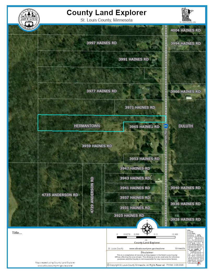 3969 Haines Rd Hermantown, MN 55811