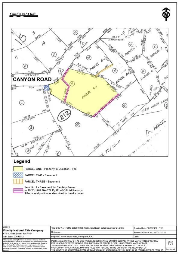 3035 Canyon Road Burlingame, CA 94010