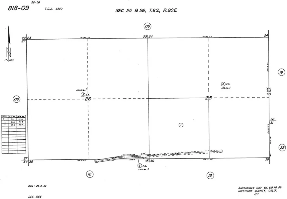 SW 1/4 OF SEC 25, TP 6 S, R 20 E, Blythe, CA 00000
