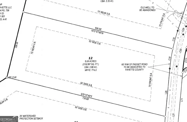 0 Padgett RD Senoia, GA 30276