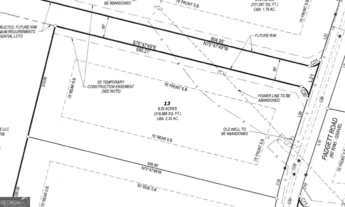 0 Padgett RD Senoia, GA 30276