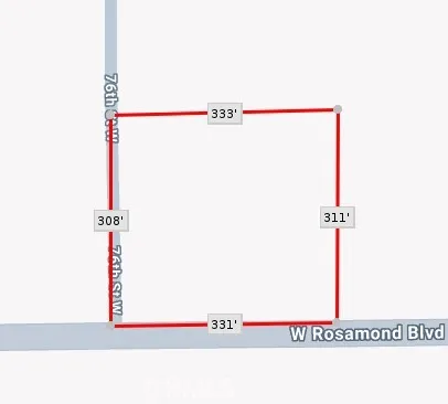 76 Rosamond Boulevard Rosamond, CA 93560