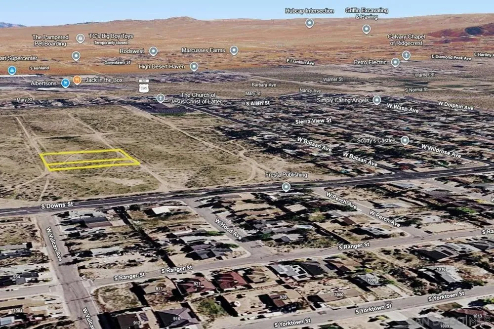 Between Vulcon Ave and Hood Ave Ridgecrest, CA 93555